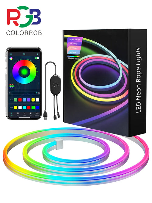 10M Music-Sync RGB Neon Rope Light