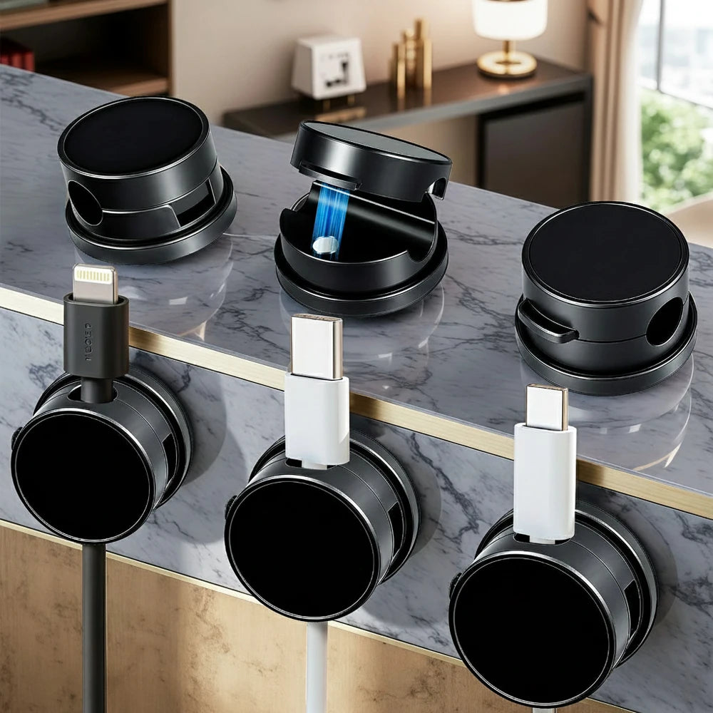 6-Pack Magnetic Cable Management Clips