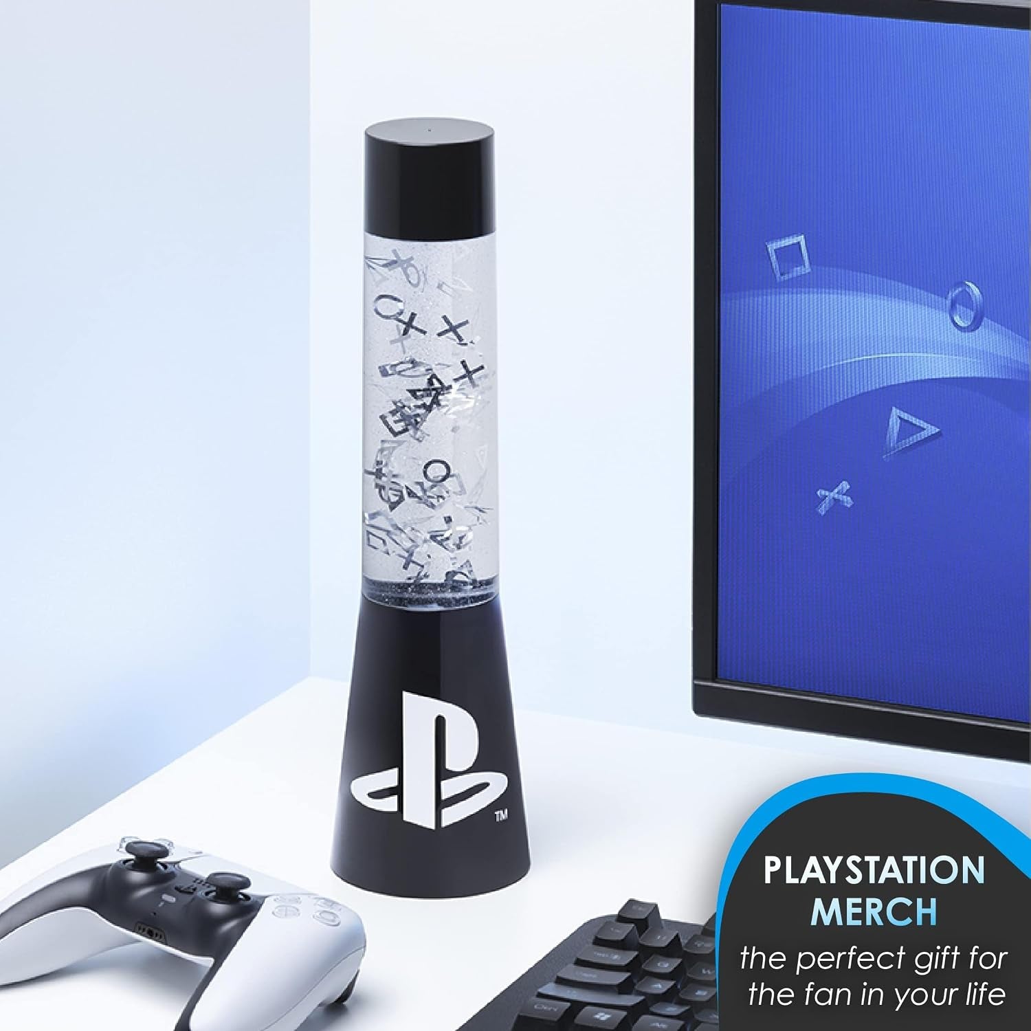PlayStation Glitter Flow Lamp – 33 cm