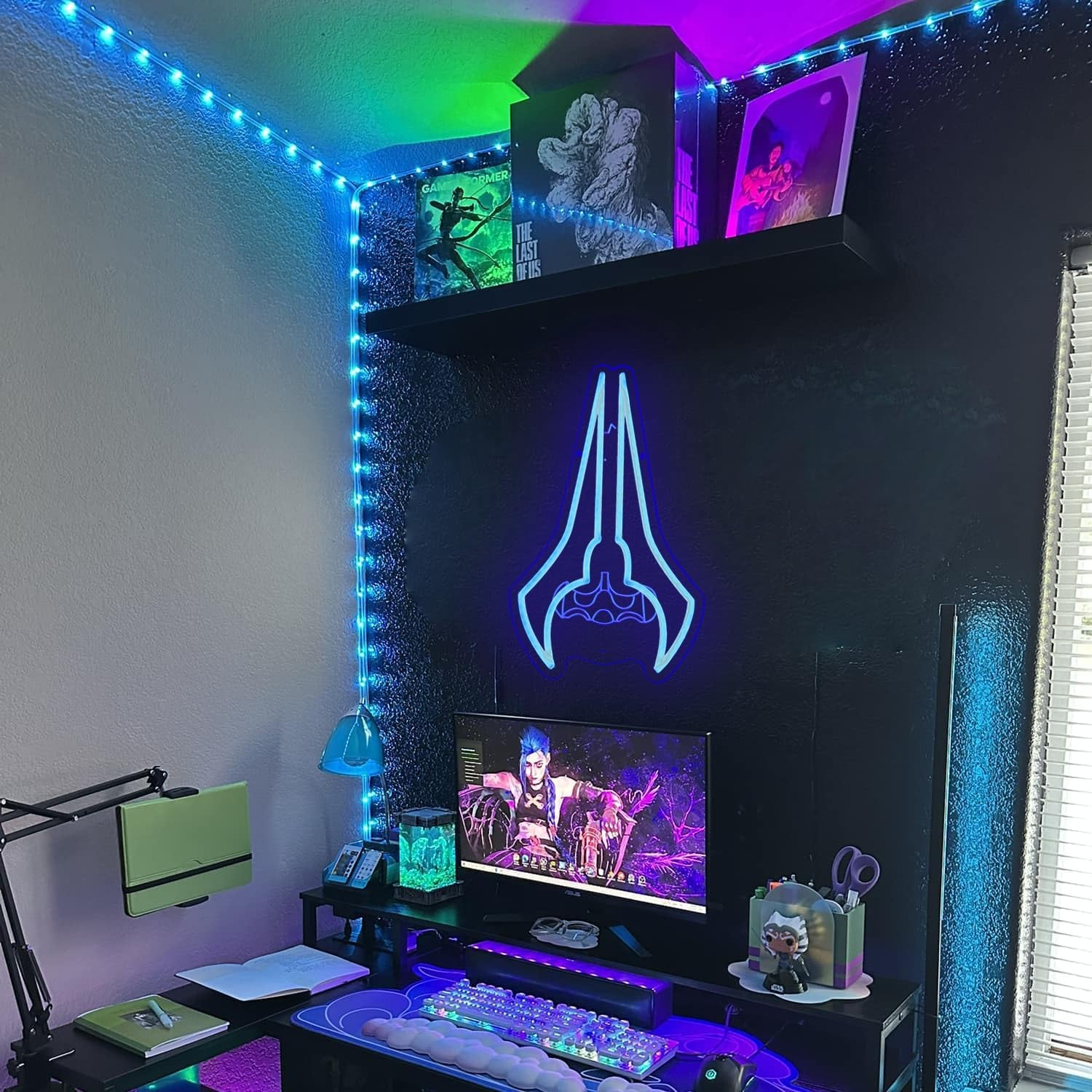 Sci-Fi Dual Energy Blade Neon Sign