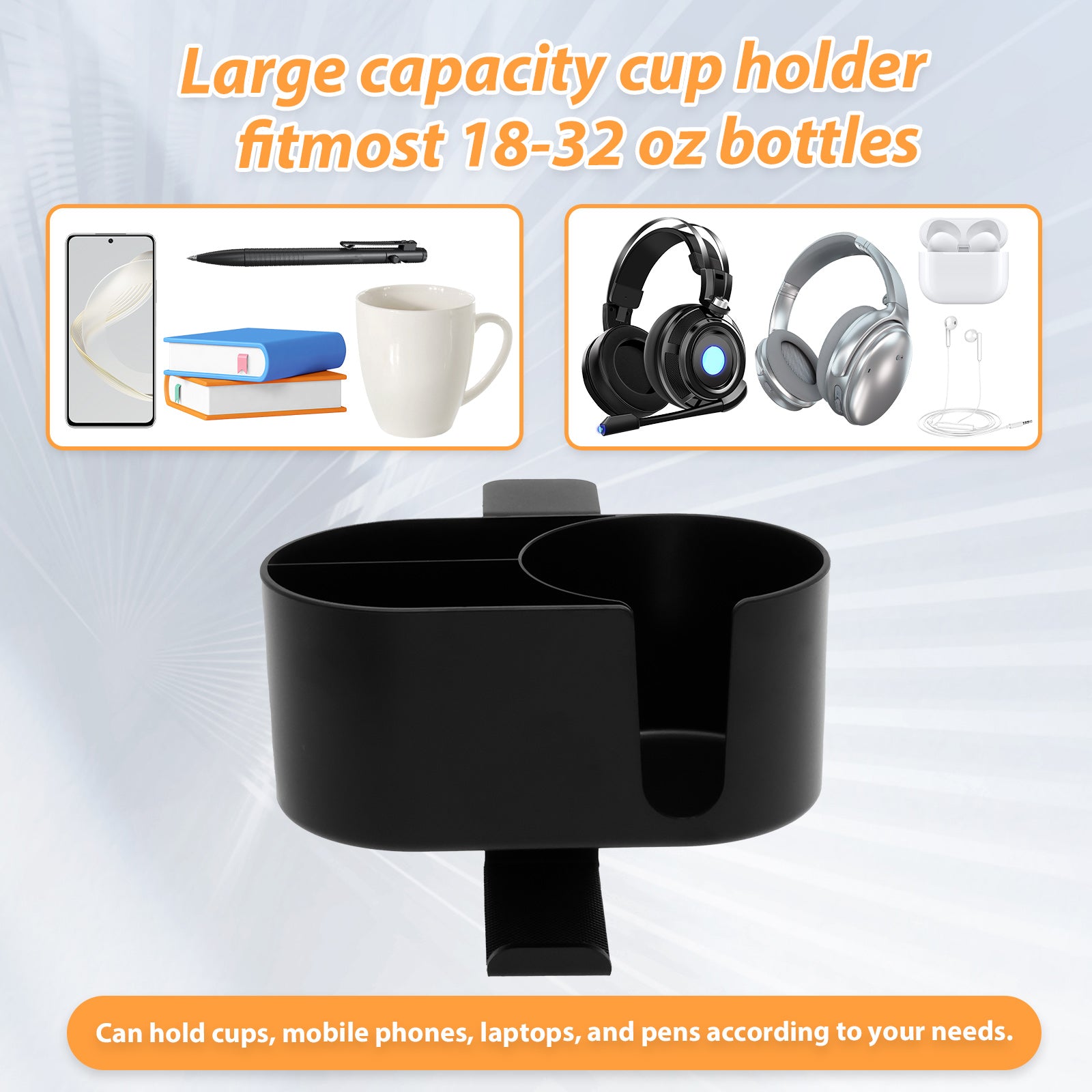 4-in-1 Clamp-On Desk Organizer